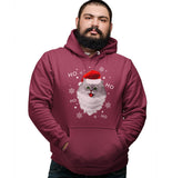 Santa Cat - Adult Unisex Hoodie Sweatshirt
