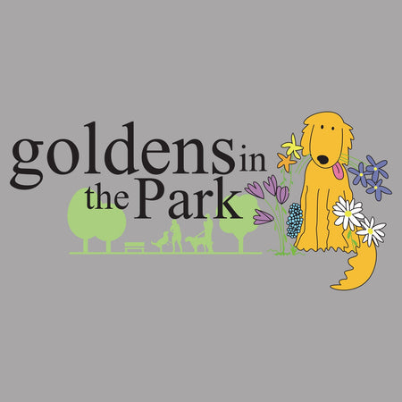 AGK Goldens in the Park - Women's V-Neck Long Sleeve T-Shirt