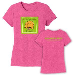 AGK Rescue Adopt Love - Women's Tri-Blend T-Shirt
