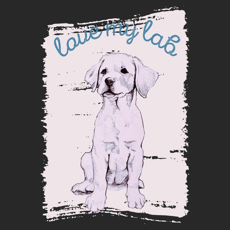 Love My Lab Cutout - Kids' Unisex T-Shirt