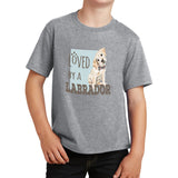 Loved by a Labrador - Kids' Unisex T-Shirt