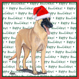 Belgian Malinois Happy Howlidays Text - Adult Unisex Long Sleeve T-Shirt