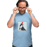 Bernese Mountain Dog Happy Howlidays Text - Adult Unisex T-Shirt