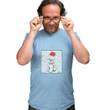 Bichon Frise Happy Howlidays Text - Adult Unisex T-Shirt