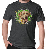 Big Clover St. Patrick's Day Labrador Retriever (Yellow) - Adult Unisex T-Shirt