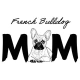 French Bulldog Breed Mom - Women's V-Neck T-Shirt