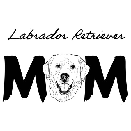 Yellow Labrador Breed Mom - Women's V-Neck T-Shirt
