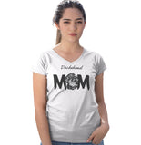 Wire Haired Dachshund Breed Mom - Women's V-Neck T-Shirt