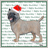 Cairn Terrier Happy Howlidays Text - Adult Unisex Crewneck Sweatshirt