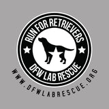 DFW Lab Rescue Run For Retrievers Left Chest - Women's V-Neck Long Sleeve T-Shirt