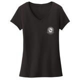 DFW Lab Rescue Run For Retrievers Left Chest - Women's V-Neck T-Shirt
