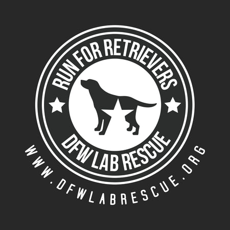 DFW Lab Rescue Run For Retrievers Left Chest - Adult Unisex Long Sleeve T-Shirt