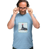 Doberman Pinscher Happy Howlidays Text - Adult Unisex T-Shirt