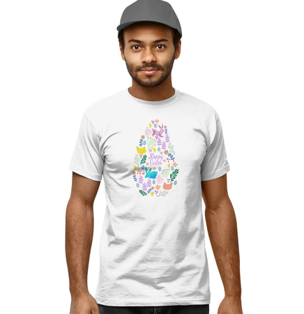 Easter Egg Collage - Adult Unisex T-Shirt