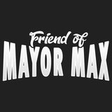 Friend of Mayor Max - Women's V-Neck Long Sleeve T-Shirt