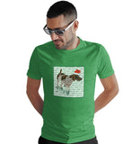 German Shorthaired Pointer Happy Howlidays Text - Adult Unisex T-Shirt