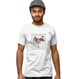 German Shorthaired Pointer Happy Howlidays Text - Adult Unisex T-Shirt