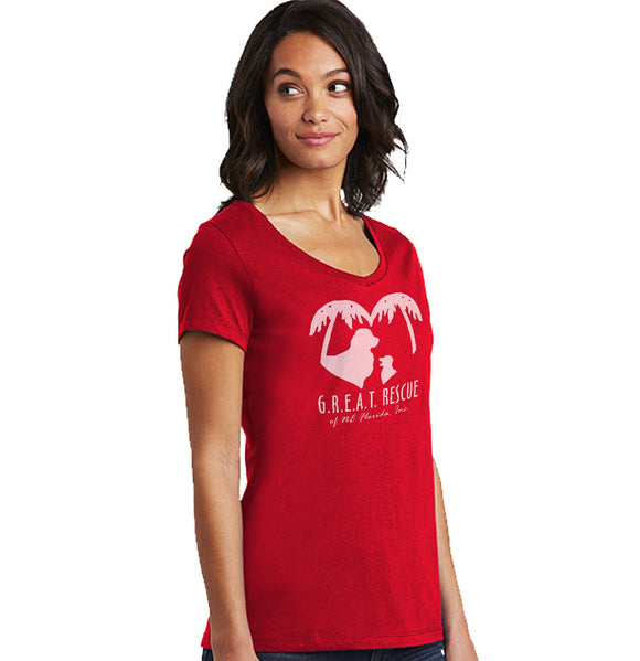 G.R.E.A.T. Rescue Logo - Women's V-Neck T-Shirt