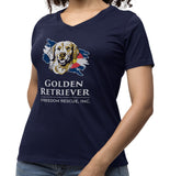 GRFR Main Logo Full Front - Women's V-Neck T-Shirt