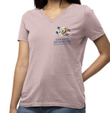 GRFR Main Logo Left Chest - Women's V-Neck T-Shirt