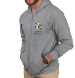 GRFR Main Logo Left Chest - Adult Unisex Full-Zip Hoodie Sweatshirt
