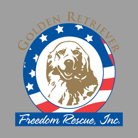 Golden Retriever Freedom Rescue Logo - Left Chest - Women's Full-Zip Hoodie Sweatshirt