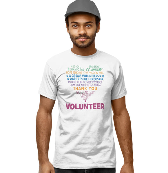 GRRMF Volunteer - Adult Unisex T-Shirt