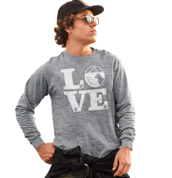 GRRR Big Love Logo - Adult Unisex Long Sleeve T-Shirt