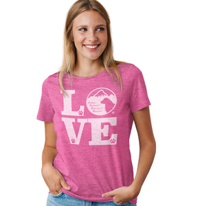 GRRR Big Love Logo - Women's Tri-Blend T-Shirt