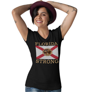 Florida Strong - Women's V-Neck T-Shirt