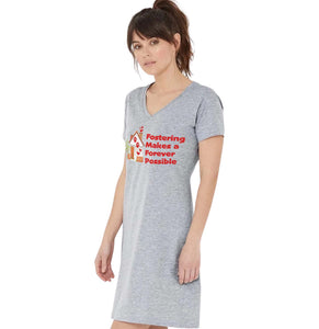 GRR Mid Florida Foster Makes Forever - Women's V-Neck Sleep Shirt