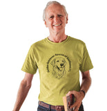 GRRSWF Bandana Dog Sketch Logo - Adult Unisex T-Shirt