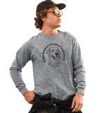 GRRSWF Bandana Dog Sketch Logo - Adult Unisex Long Sleeve T-Shirt