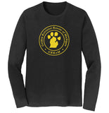 Golden Retriever Rescue of Michigan Logo - Full Front - Adult Unisex Long Sleeve T-Shirt