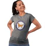 Grateful Golden Rescue Logo - Women's Tri-Blend T-Shirt