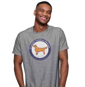 Grateful Golden Rescue Logo - Adult Unisex T-Shirt