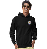 Grateful Golden Rescue Logo Left Chest - Adult Unisex Hoodie Sweatshirt