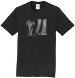 International Elephant Foundation - Elephants on Black - Adult Unisex T-Shirt