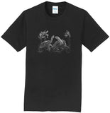 Galapagos Tortoise on Black - Adult Unisex T-Shirt