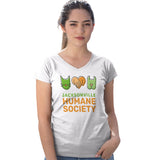 JHS Logo - Women's V-Neck T-Shirt