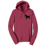 WCLRR - Labrador Silhouette Small - Adult Unisex Hoodie Sweatshirt
