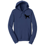 Labrador Silhouette Small - Adult Unisex Hoodie Sweatshirt