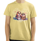 Beaver Love Heart - Adult Unisex T-Shirt