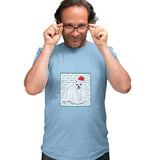 Maltese Happy Howlidays Text - Adult Unisex T-Shirt