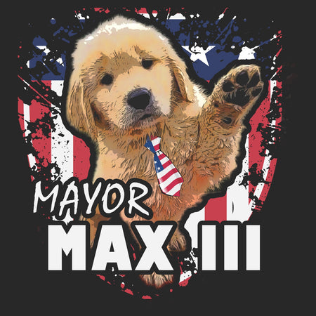 Mayor Max III Waving - Adult Unisex Hoodie Sweatshirt