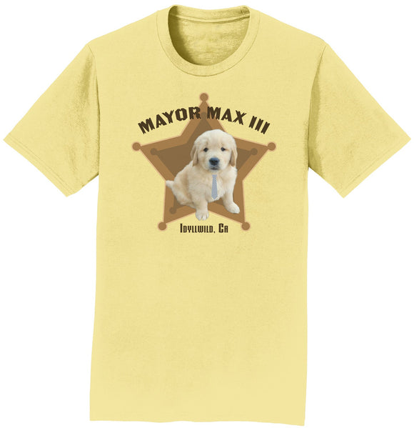 Mayor Max III Badge - Adult Unisex T-Shirt