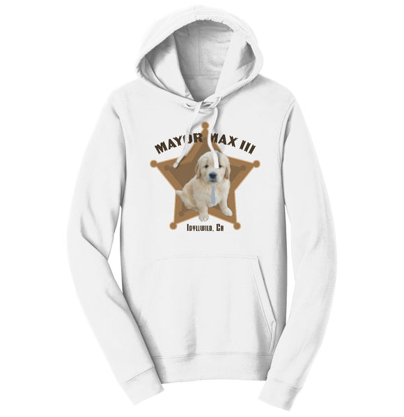 Mayor Max III Badge - Adult Unisex Hoodie Sweatshirt
