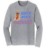 Mayor Max The Paw is the Law - Adult Unisex Long Sleeve T-Shirt