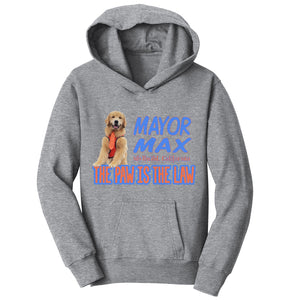 Mayor Max The Paw is the Law - Kids' Unisex Hoodie Sweatshirt