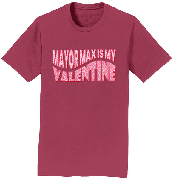 Mayor Max Valentine Text - Adult Unisex T-Shirt
